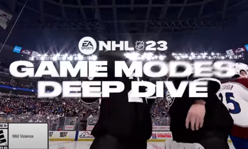 NHL 23 game poster