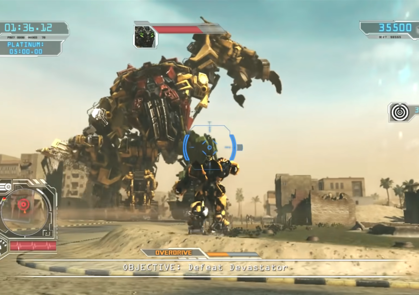 A screenshot from Transformers Revenge of The Fallen Video Game