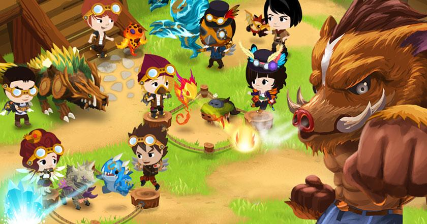 Characters of battle camp game