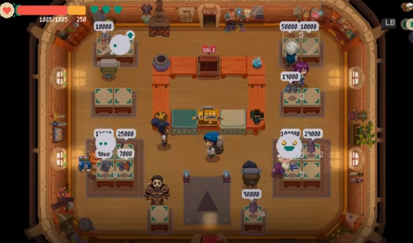 Moonlighter game board