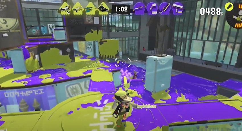 Screenshot of gameplay from Splatoon 3