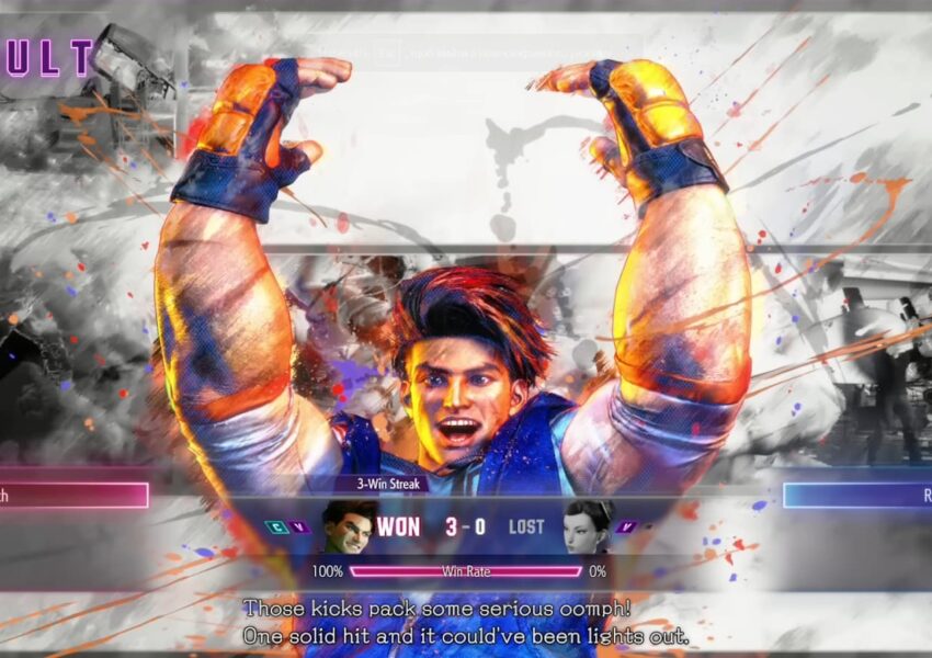 the result of the game street fighter 6